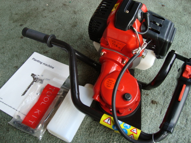 Power Auger - Post Hole Digger - Ice Auger Drive Unit 50cc