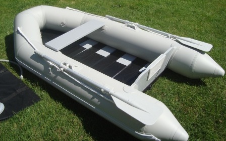 8 foot (250 cm) Inflatable Synthetic Rubber RIB (Slat) Boat